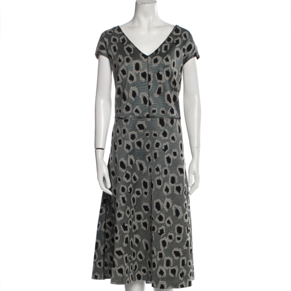 🌞ESCADA SPORT Printed Midi Length Dress Sz 16